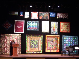 Ike quilt exhibit and poetry reading